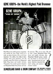 Gene Krupa ad for Slingerland drums Popular Mechanics November 1939