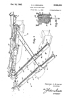  Douglas SBD Dauntless Dive Bomber Bomb Rack Patent No. 2,386,839  
