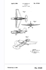Curtiss SO2C Seamew  Observation landplane Design Patent D-137,610