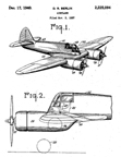 Curtiss-Wright CW-25 Jeep Patent No. 2,225,094   