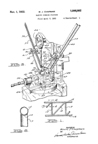 Patent for tubing bending device, No. 1,886,082    