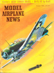 October 1959 Model Airplane News cover with SBD drawn by Jo Kotula  