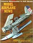 June 1964 Cover of Model Airplane News featuring drawing of the Curtiss SOC Seagull Observation Floatplane by Jo Kotula 