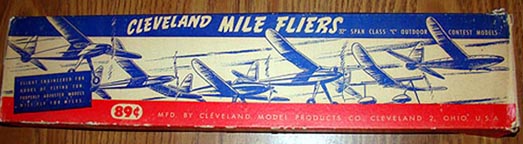  Cleveland Model Airplanes Mile Flyer Polish Valor