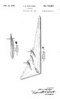 Northrop N1M Flying Wing Design Patent D-143,853