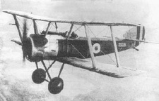 Sopwith Pup World War I fighter in flight