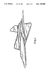  Lockheed F-22 Raptor Design Patent D-332,080