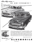 Advertisement for the Oldsmobile Rocket 88 in the February 1949 issue of Holiday Magazine