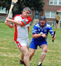 The Caman in Use in a game of Hurling