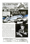 Plans for a Model RailplanePopular Mechanics September 1932