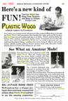 Plastic Wood ad from November 1932 issue of Popular Mechanics