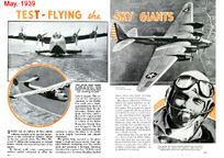 Test Flying the Sky Giants Popular Mechanics May 19339