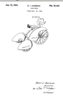 Streamlined Tricycles Bert Anderson design Patent D-92,446