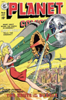 Planet Comics Science Fiction magazine cover - The Brute in the Bubble
