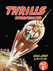   Thrills Incorporated Science Fiction magazine cover - Exile In Space