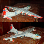 Yonezawa model of the B-36 airplane