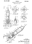 Patent 3,301,424 Astro-Berzac Rocket Cocktail Shaker