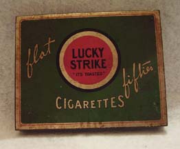 Raymond Loewy package for Lucky Strike Cigarettes