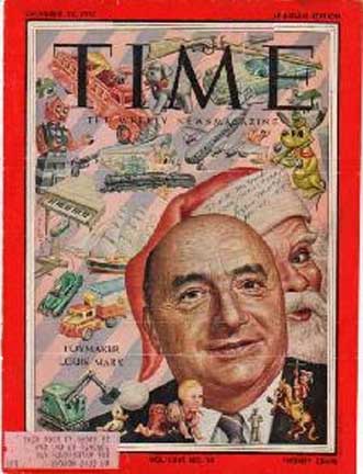 Louis H. Marx, Time Magazine Cover, Dec 12, 1955