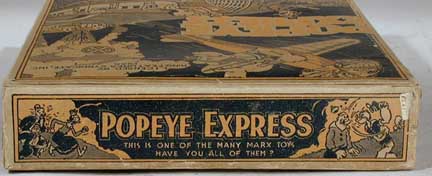 Marx Honeymoon Express Toy - Popeye Version Box