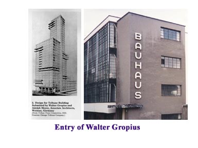 Gropius entry in Trib Tower Contest