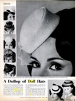 1961 LIFE Magazine on the Doll Hat fad