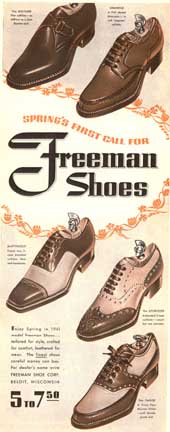 Freeman Shoes Ads