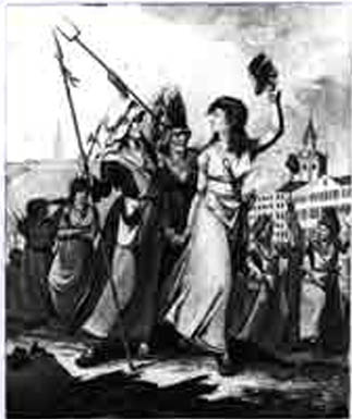 The Fishwife Marching with Liberty
