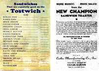 Catlin Champion Tostwich Sandwich Grill