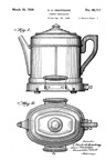 Armstrong Perc-O-Toaster Percolator Component Design Patent D-80717