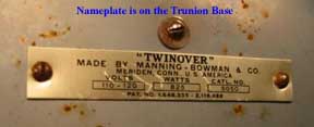 Twinover Name Plate