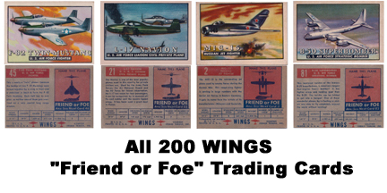 The WINGS Friend or Foe Trading Cards