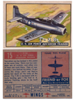  Card 015 of the Wings Friend or Foe series  The North American T-28 Trojan Trainer 