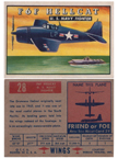  Card 028 of the Wings Friend or Foe series  the Grumman Hellcat  Fighter