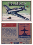  Card 047 of the Wings Friend or Foe series The North American AT6 Texan 