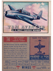  Card 074 of the Wings Friend or Foe series the Grumman TBF Avenger    