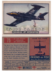  Card 075 of the Wings Friend or Foe series The AVRO CF-100 Canuck 