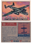  Card 086 of the Wings Friend or Foe series The North American B-25 Mitchell 