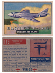  Card 115 of the Wings Friend or Foe series  The Hawker P.1081